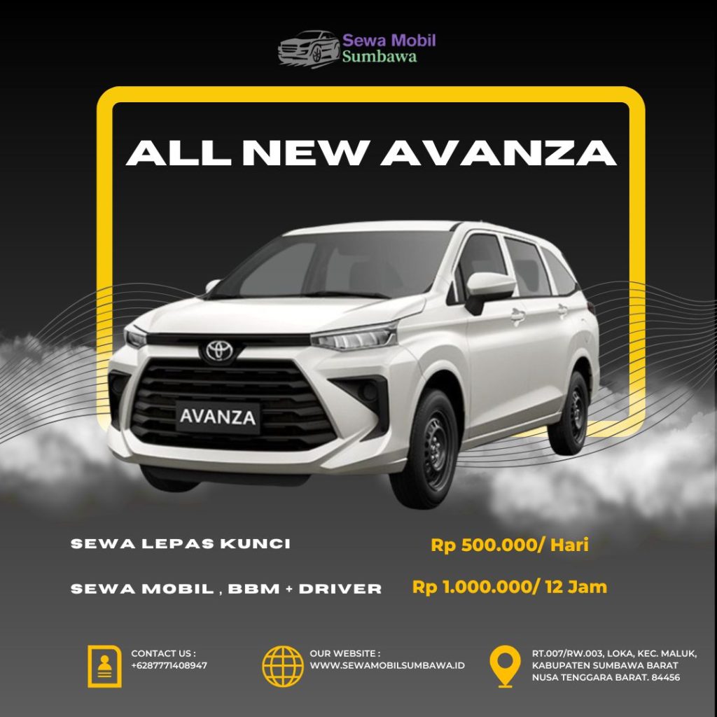 Sewa Mobil Sumbawa - All New Avanza
