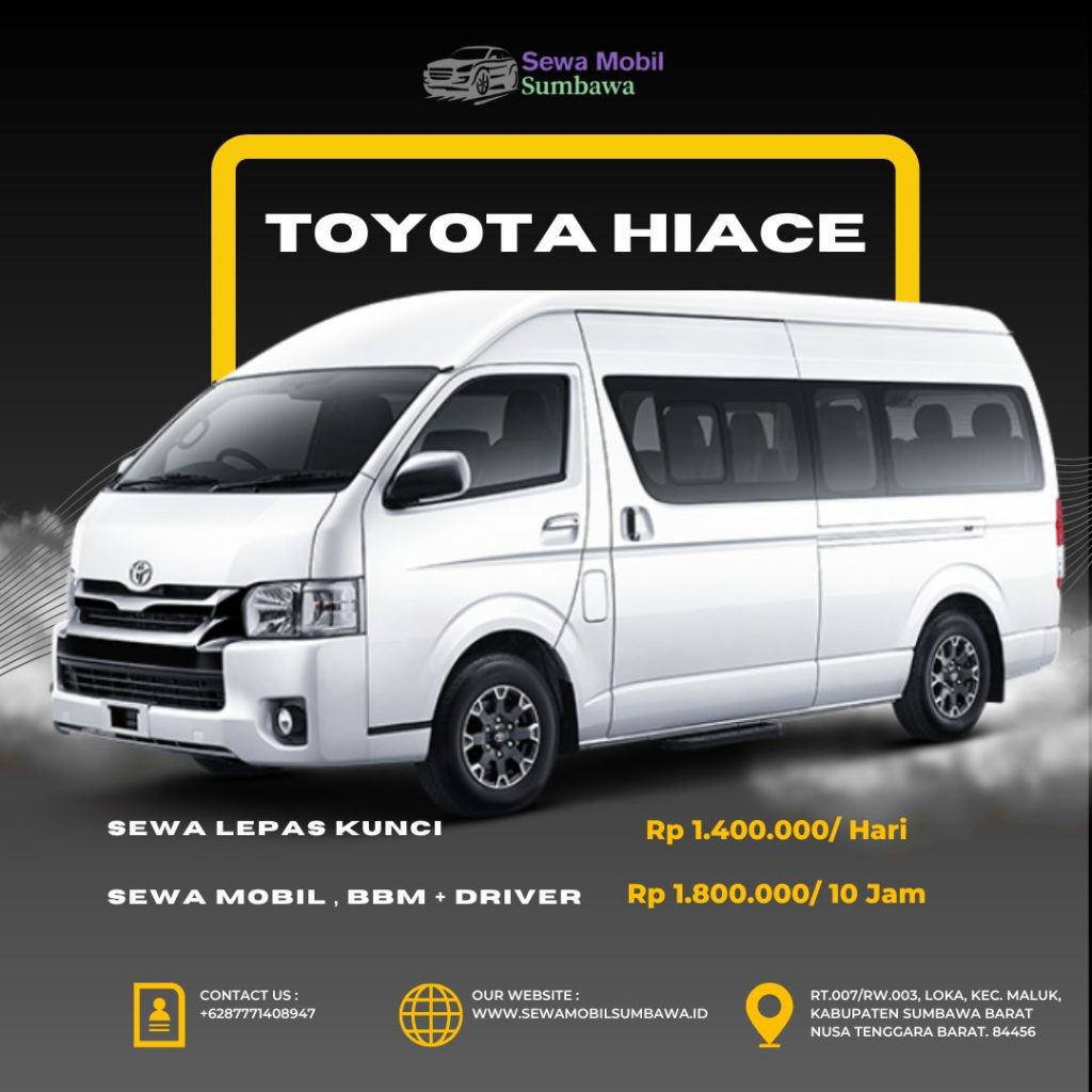 Sewa Mobil Sumbawa - Toyota Hiace