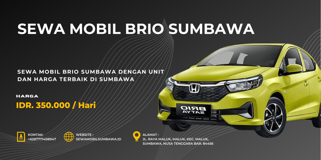 Sewa Mobil Brio Sumbawa